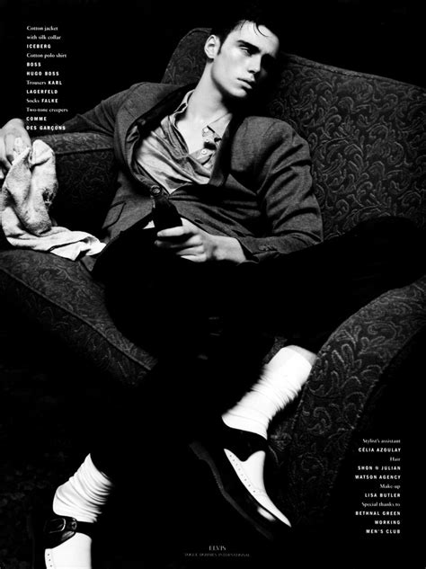 Claude Simonon by David Sims for Vogue Hommes.